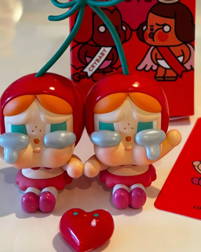 Crybaby Crying For Love Series Love You Cherry Much vinyl figure 7cm front view