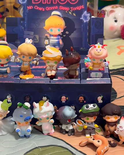 	DIMOO No One's Gonna Sleep Tonight Series 12 confirmed figures full set display view