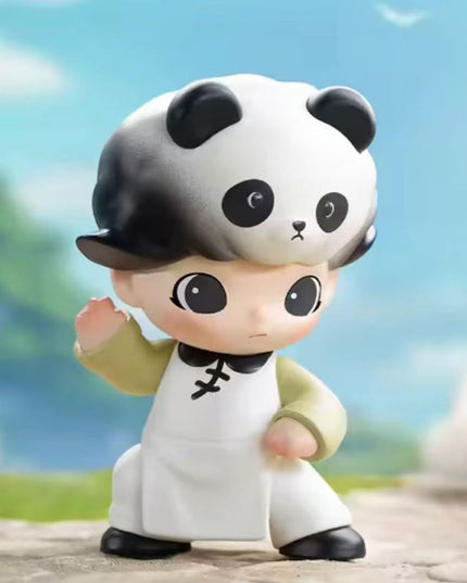 Dimoo Animal Kingdom Series Taichi Panda PVC figure 6–8cm