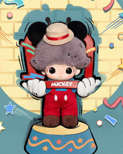 Dimoo World Disney Series Mickey TV Show vinyl plush keychain 16cm