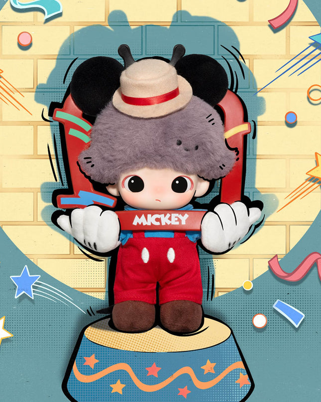 Dimoo World Disney Series Mickey TV Show vinyl plush keychain 16cm
