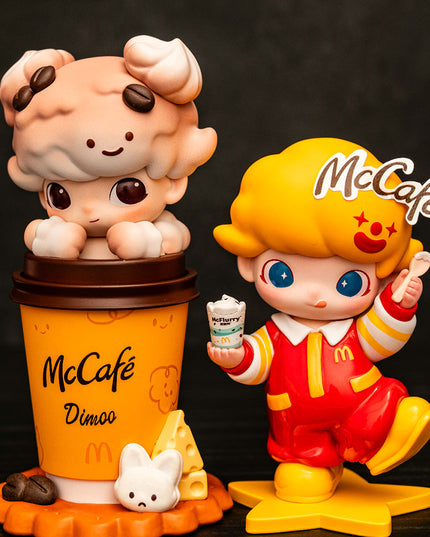 Dimoo McDonald's Series fullset figures McFlurry and Vital Coffee Pal