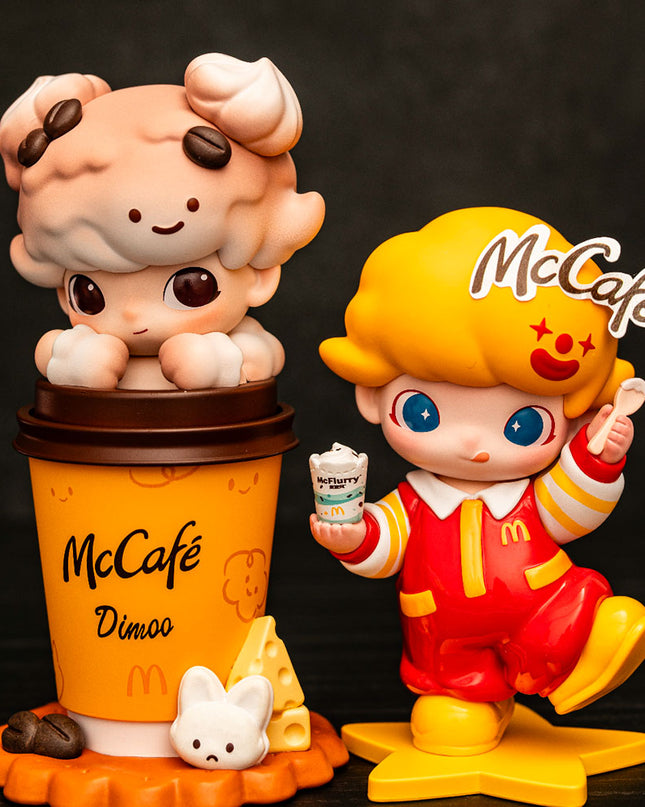 Dimoo McDonald's Series fullset figures McFlurry and Vital Coffee Pal