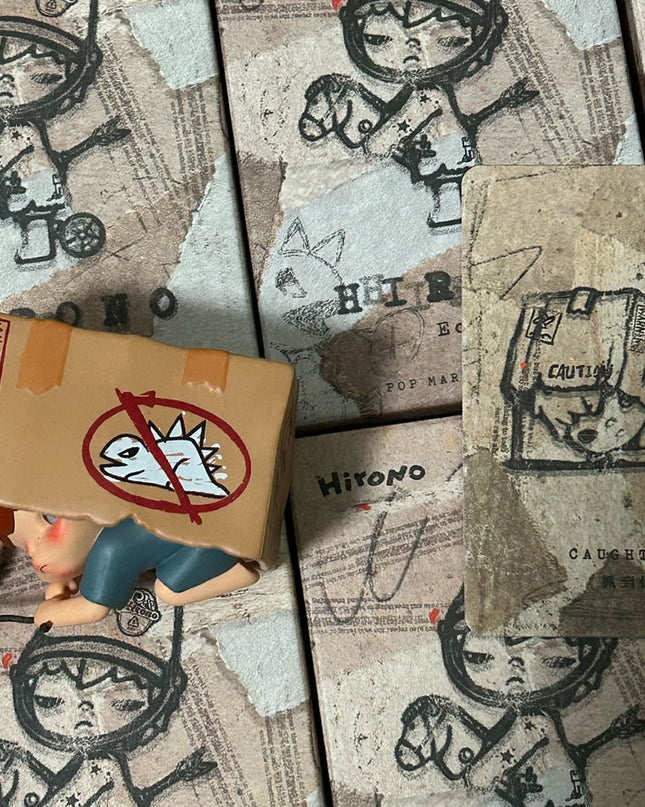 Hirono Echo Series vinyl figure Caught You character front view