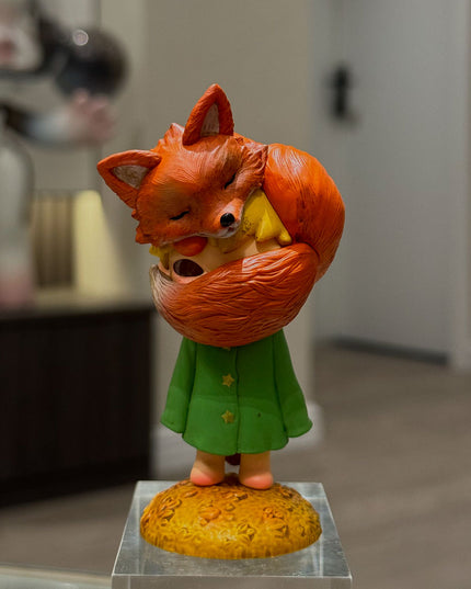 Hirono Le Petit Prince Series vinyl figure 8cm The Fox character front view