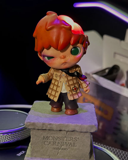 Hirono Monsters Carnival Series vinyl figure Zombie character front view