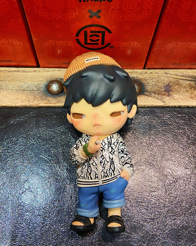Hirono x CLOT Series vinyl figure 13cm Alienegra character front view