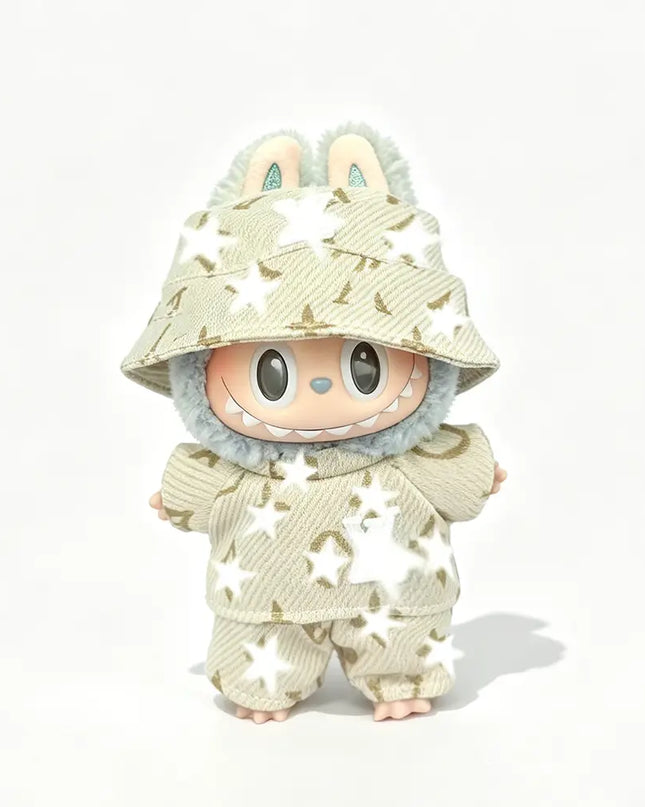 Labubu V-Logo 3-Piece Outfit Set 17cm