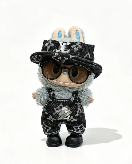 Labubu Designer Style 4-Piece Outfit Set 17cm