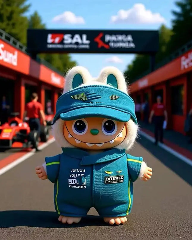 Labubu Racing Team 3-Piece Outfit Set 4.0