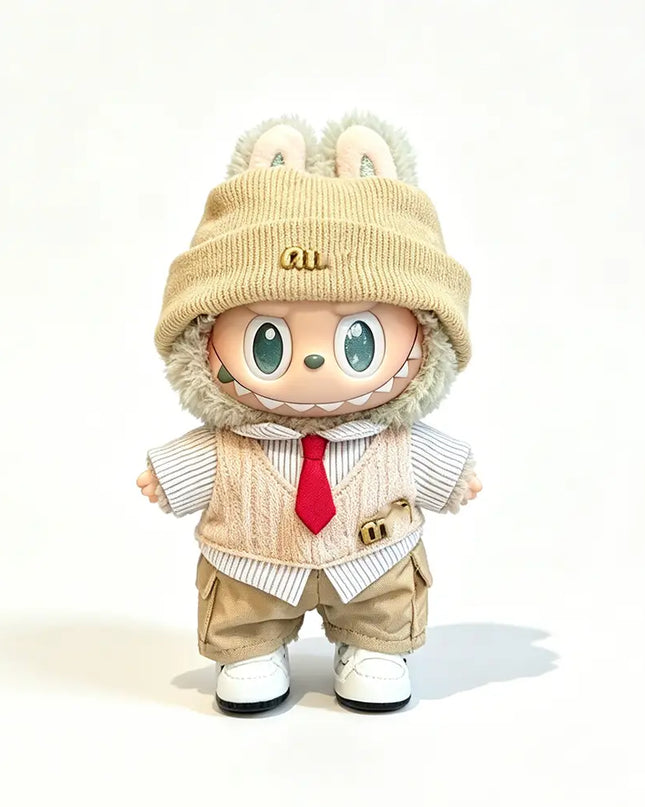 Labubu Maillard Intellectual Style Outfit Set 17cm