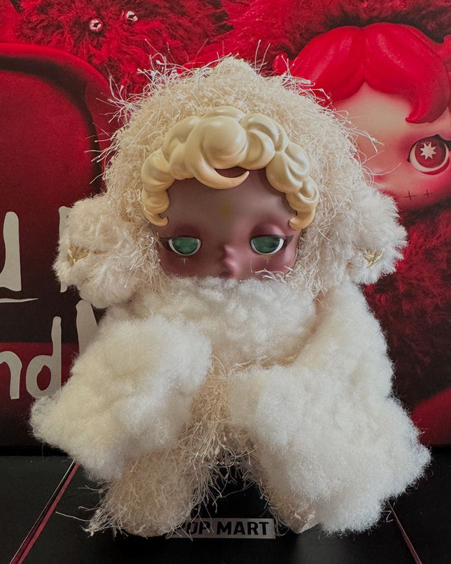 Skullpanda You Found Me Series vinyl plush pendant Sandman character front view