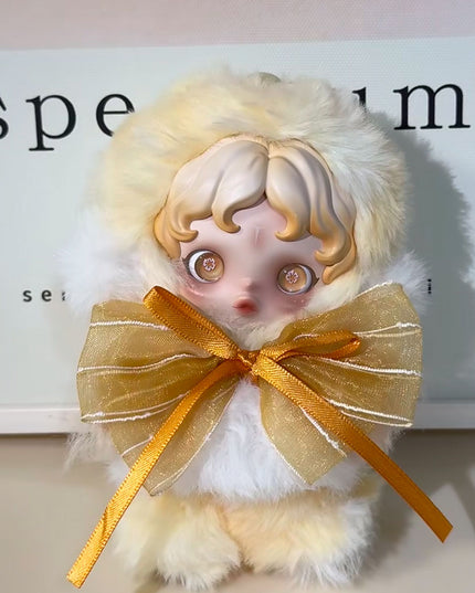 Skullpanda L'impressionnisme Series vinyl plush pendant 13.5cm Dawn character front view