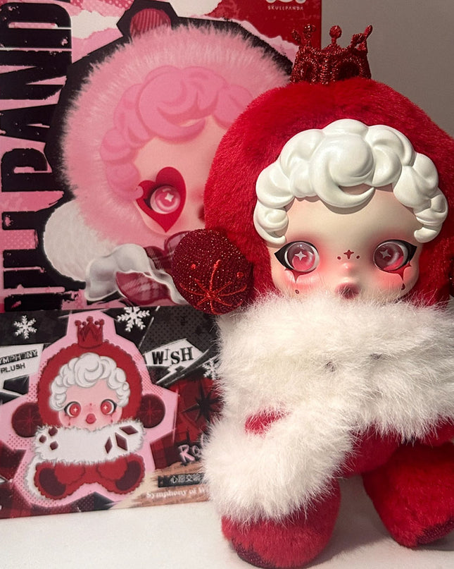 Skullpanda Winter Symphony Series vinyl plush pendant 14cm Symphony of Wishes secret figure front view