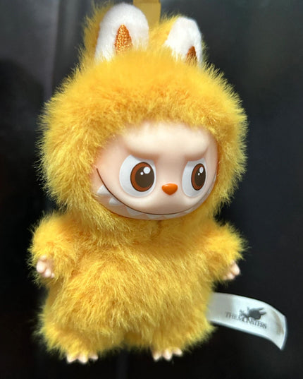 THE MONSTERS Labubu Pin For Love Series V4 vinyl plush pendant 10.5cm letter Y front view