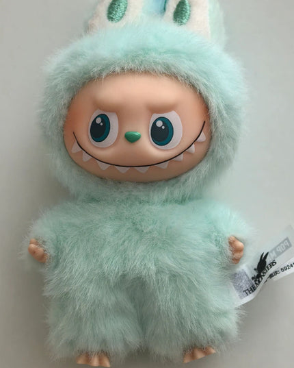 THE MONSTERS Labubu Pin For Love Series V4 vinyl plush pendant 10.5cm letter I front view