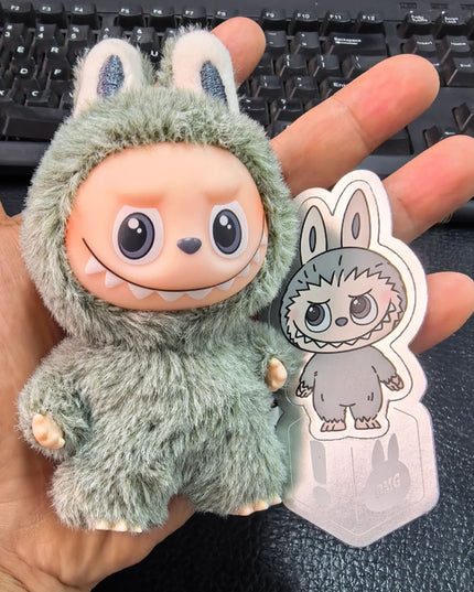 THE MONSTERS Labubu Pin For Love Series V4 Vinyl Plush Pendant 10.5cm