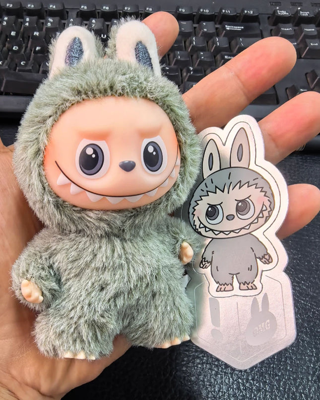 THE MONSTERS Labubu Pin For Love Series V4 Vinyl Plush Pendant 10.5cm
