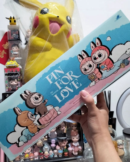 THE MONSTERS Labubu Pin For Love Series V4 vinyl plush pendant 10.5cm N-Z series sealed fullset all figures
