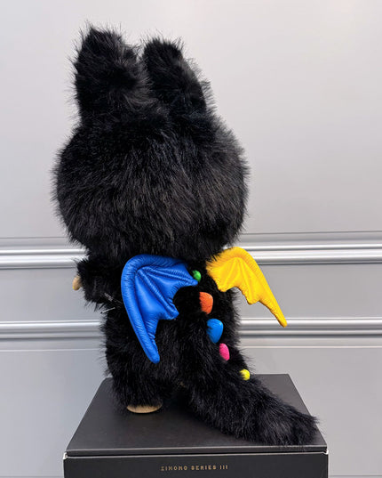 Zimomo 10th Anniversary plush doll full body side view 58cm