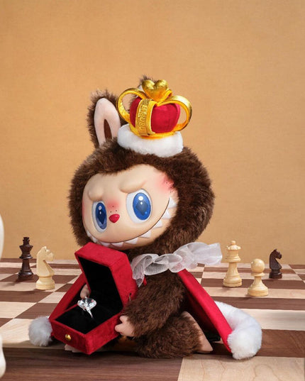 Labubu Let's Checkmate Series The King vinyl plush doll 37cm detail view