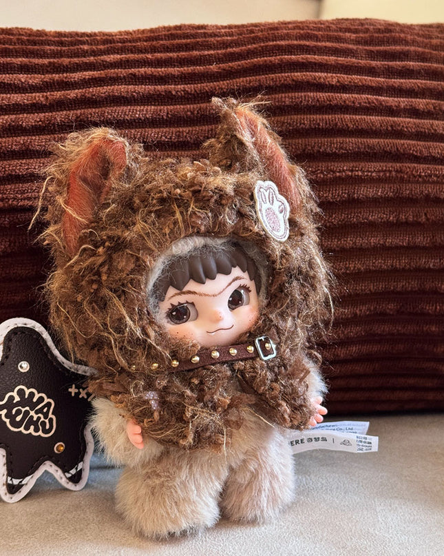 WAKUKU Fuzzy Kid mini plush 11cm actual product front view