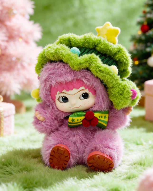 WAKUKU Santa Cutie in Pink Series Vinyl Plush Limited Figure 19cm