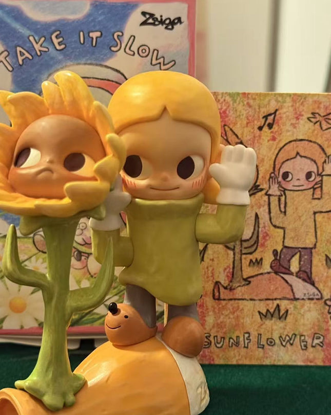 Zsiga Take It Slow Series Sunflower secret figure product view