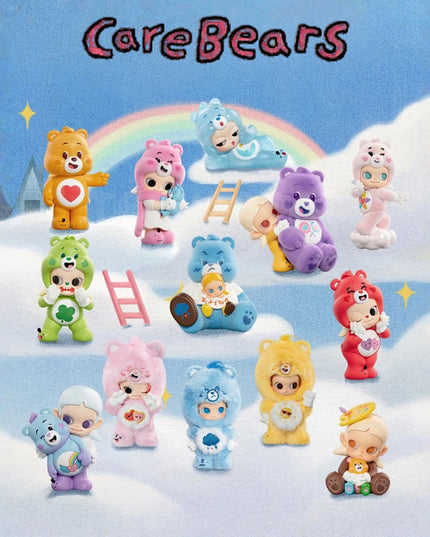 	Zsiga x Care Bears Series blind box figures full lineup display view