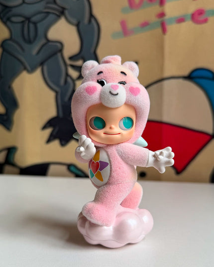 Zsiga x Care Bears Series True Heart Bear blind box figure front view