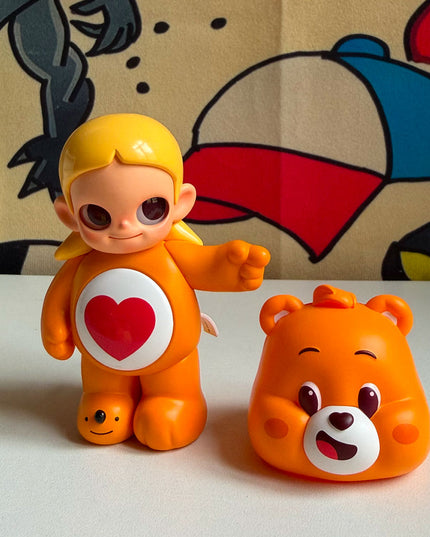Zsiga x Care Bears Series Tenderheart Bear blind box figure front view