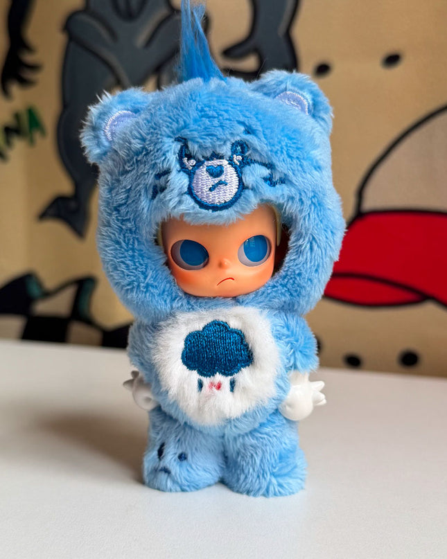 Zsiga x Care Bears Series Grumpy Bear blind box figure front view