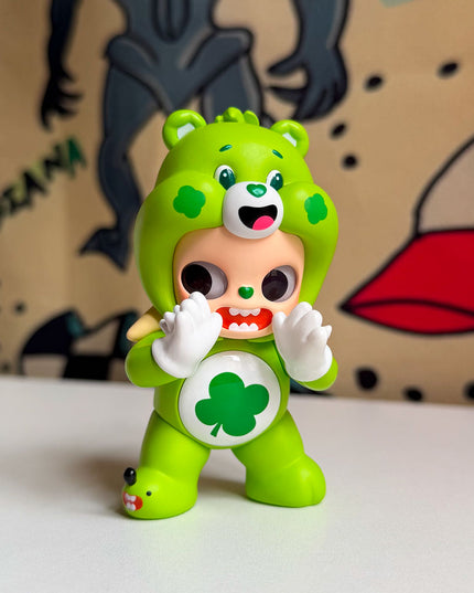 Zsiga x Care Bears Series Good Luck Bear blind box figure front view
